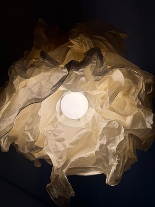 Lámpara de techo IKEA de papel