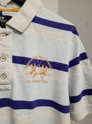 Polo La Martina Rayas Talla L