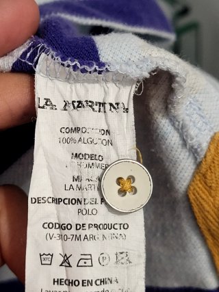 Polo La Martina Rayas Talla L
