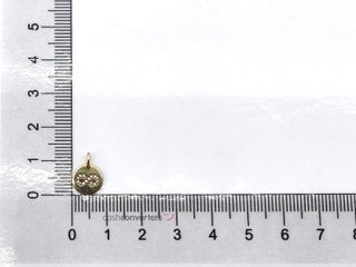 colgante oro 18k con circonita