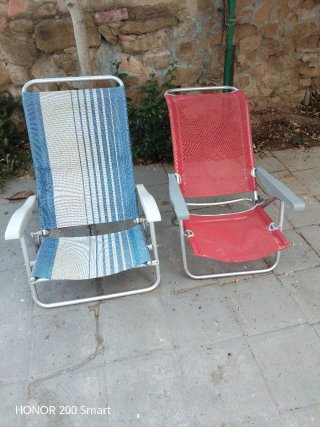 2 Sillas Plegables Playa/Piscinal LAS DOS  10€