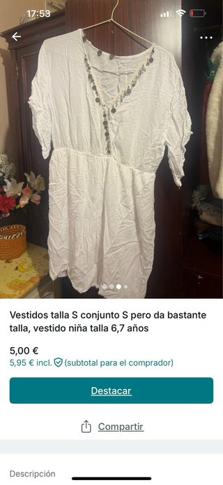 Vestidos talla S