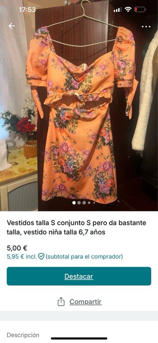 Vestidos talla S
