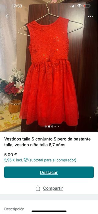 Vestidos talla S