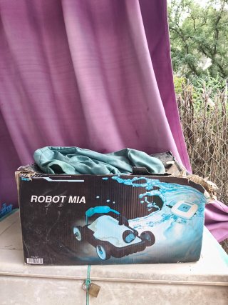 Robot mia limpia piscina fondo robot con cable