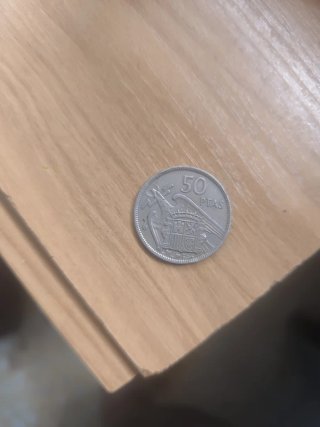 Moneda 50 Ptas 1957 Francisco Franco