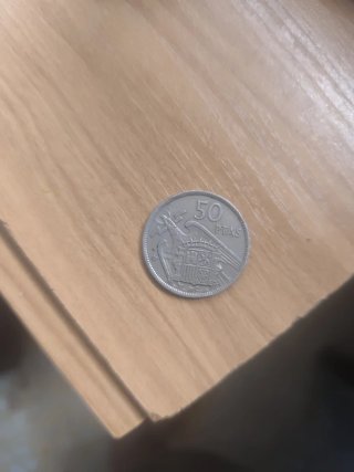 Moneda 50 Ptas 1957 Francisco Franco