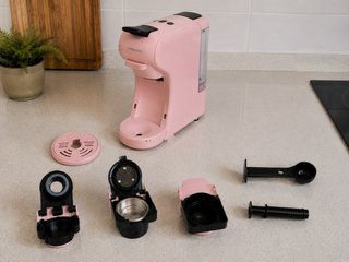 Cafetera Create Potts Rosa Multicápsula
