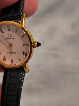 Omega De Ville Reloj Oro y Verde