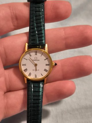 Omega De Ville Reloj Oro y Verde