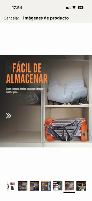 Escalera de emergencia 5m 2,20 kg Nueva