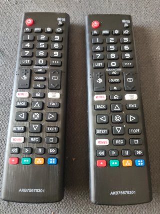Mandos a distancia para TV LG. A estrenar