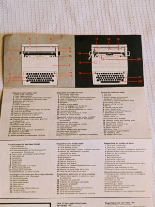NUEVA Olivetti Lettera 35 Máquina Escribir Vintage