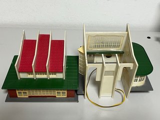 Edificios terminales teleférico Faller H0.