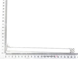 gargantilla plata 925mm 22cm