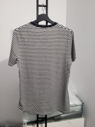 Camiseta Jack & Jones Rayas Negras y Blancas