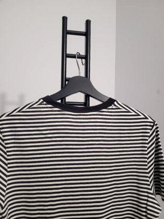 Camiseta Jack & Jones Rayas Negras y Blancas