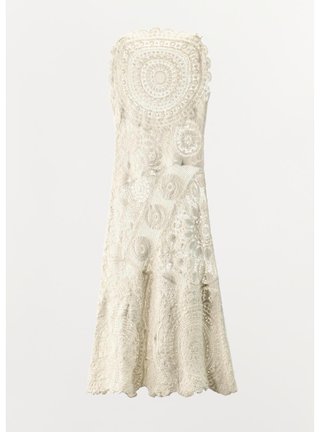 Vestido Zara Crochet Blanco
