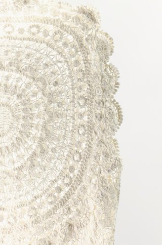 Vestido Zara Crochet Blanco