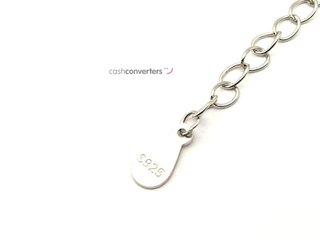 gargantilla plata 925mm con piedra con circonita 22cm