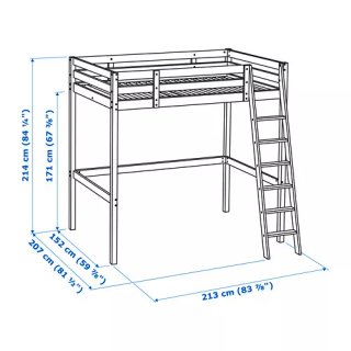 Cama litera matrimonio madera