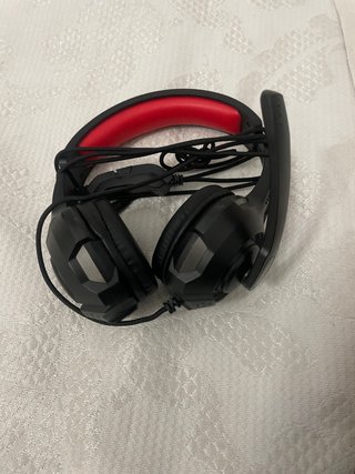 Cascos Gaming Negros y Rojos