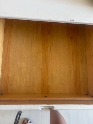 Cajonera de madera blanca