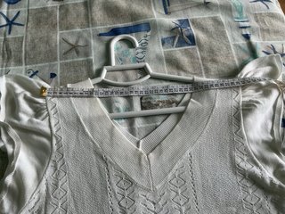 Blusa tejida blanca
