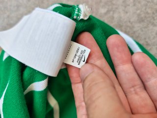 Polo Nike verde a rayas talla L