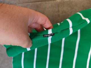 Polo Nike verde a rayas talla L