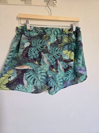 Falda pantalón Element verde estampado