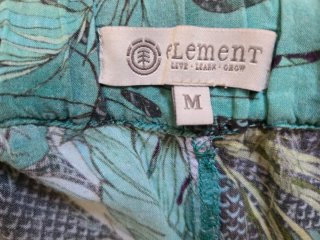 Falda pantalón Element verde estampado