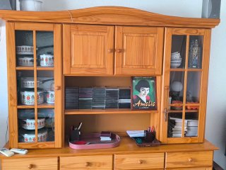 Conjunto comedor provenzal madera