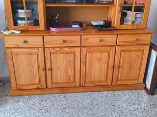 Conjunto comedor provenzal madera