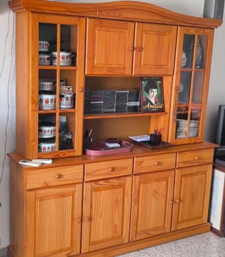Conjunto comedor provenzal madera