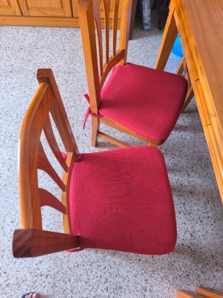 Conjunto comedor provenzal madera