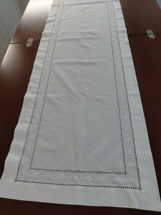 Runner lino cm160x50 fatto a mano