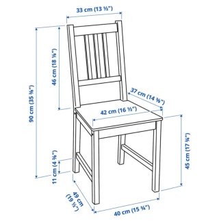 Mesa IKEA y 6 Sillas Blancas