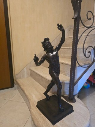 Fauno Danzante in bronzo
