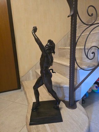 Fauno Danzante in bronzo