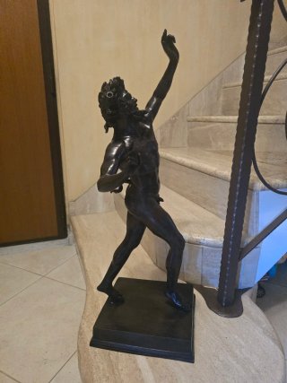 Fauno Danzante in bronzo