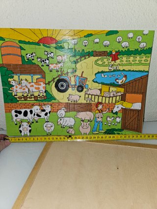 Puzzle Madera Granja 48 Piezas
