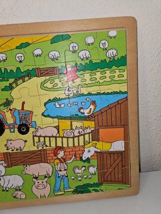 Puzzle Madera Granja 48 Piezas