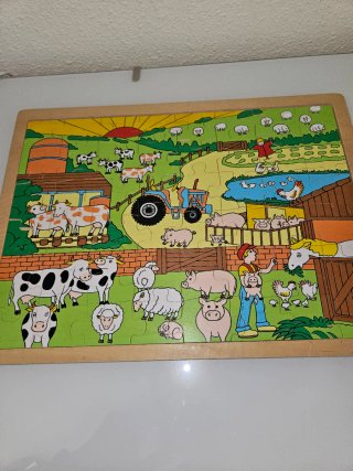 Puzzle Madera Granja 48 Piezas