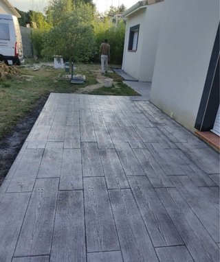 Hormigón impreso para exteriores