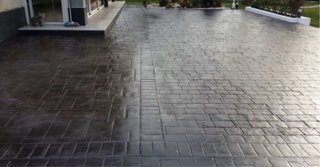 Hormigón impreso para exteriores