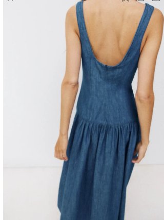 Vestido vaquero midi