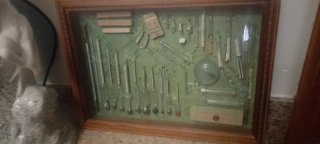 Cuadro Colección Objetos Médicos Antiguos