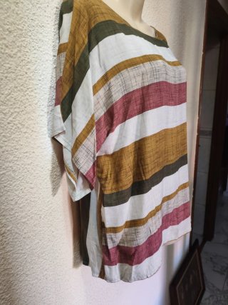 Blusa multicolor talla única