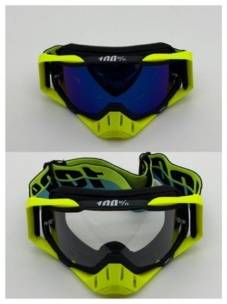 Gafas 100% y Guantes Fox Nuevos 36